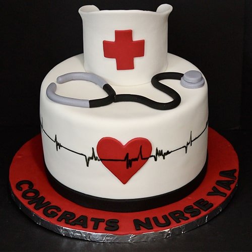 Order Cake for Nurse Online From Varushi Cake Queen,Kharar